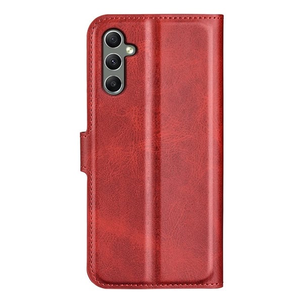 Galaxy A24 4G Plånboksfodral Folio Flip Calf - Röd