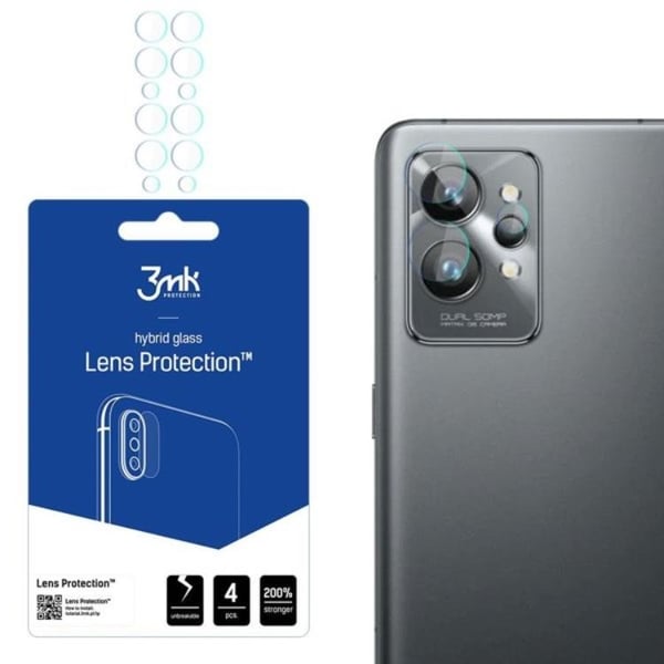 3MK Realme GT2 Pro Kameralinskydd - Transparent