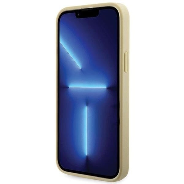 Guess Mobilskal till iPhone 14 Plus Rhinestone Triangle - Guld