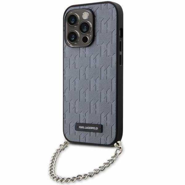 KARL LAGERFELD Mobilskal till iPhone 14 Pro Max Monogram Chain