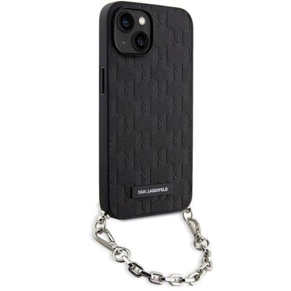 KARL LAGERFELD Mobilskal till iPhone 14 Saffiano Monogram Chain
