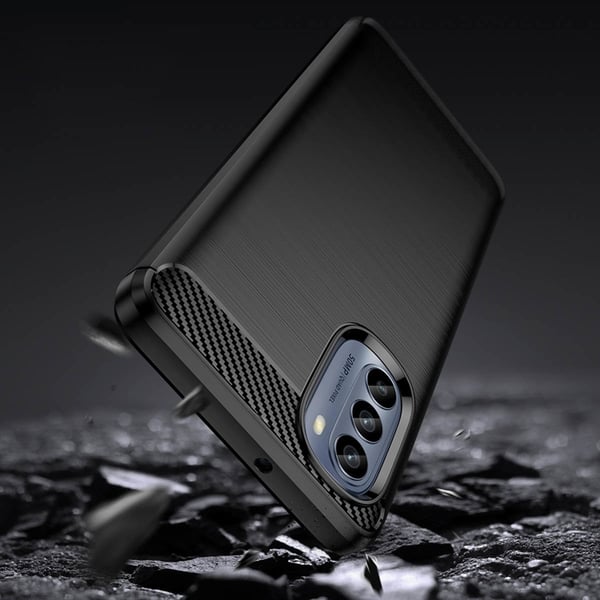 Mobilskal till Motorola Moto G62 5G Carbon - Svart