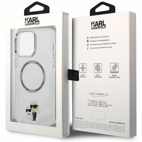 Karl Lagerfeld Mobilskal till iPhone 13 Pro Max Iconic Karl&Choupette