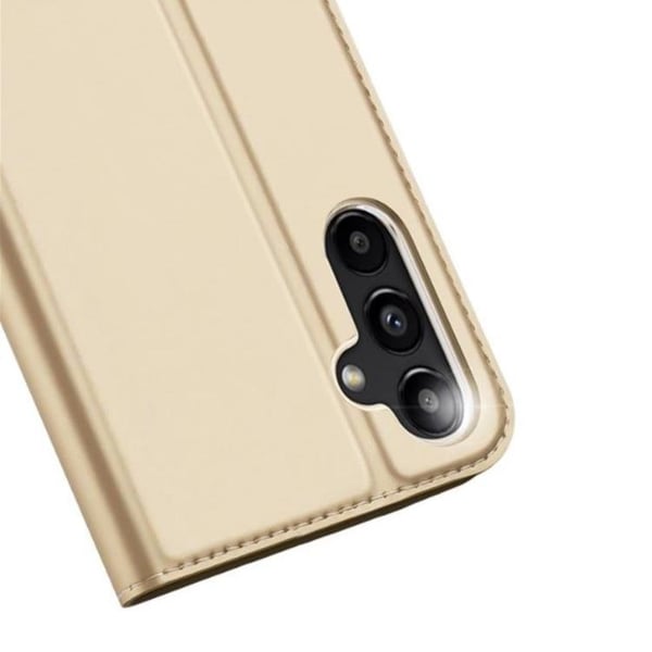 DUX DUCIS Skin Pro Galaxy A24 4G Plånboksfodral PU Läder - Guld