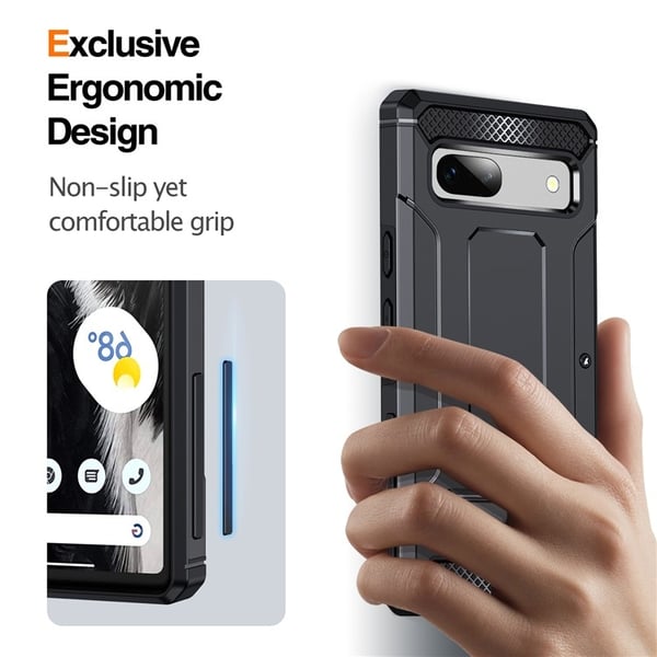 Mobilskal till Google Pixel 7 Kickstand Shockproof - Svart