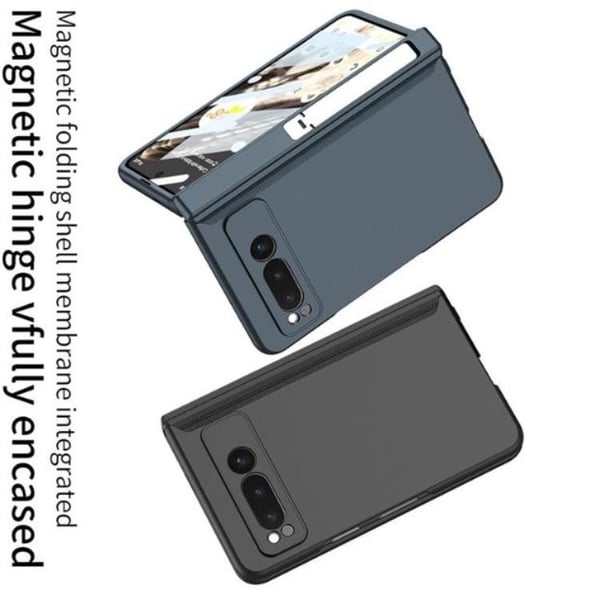 GKK Mobilskal till Google Pixel Fold Kickstand Hård PC - Svart