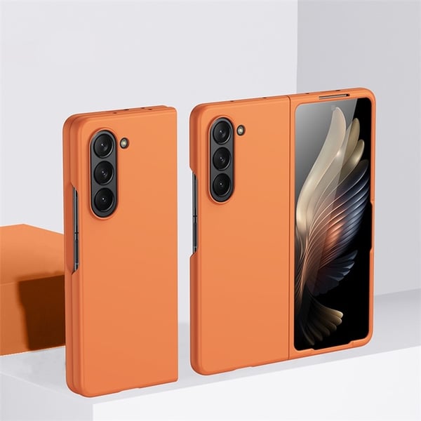 Mobilskal till Galaxy Z Fold 5 Anti-Scratch - Orange