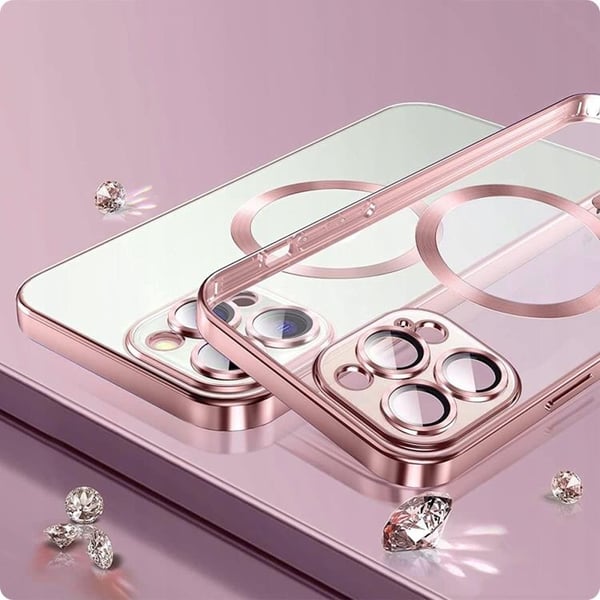 Tech-Protect Mobilskal till iPhone 12 Magsafe Shine - Svart