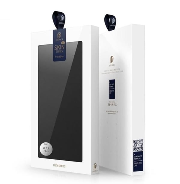 DUX DUCIS Skin Pro iPhone 15 Plus Plånboksfodral PU Läder - Svart