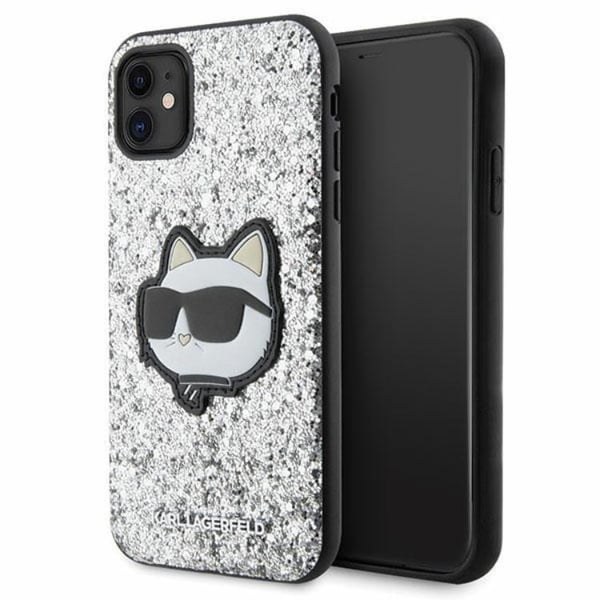 Karl Lagerfeld telefontaske til iPhone 11/XR Glitter Choupette Patch