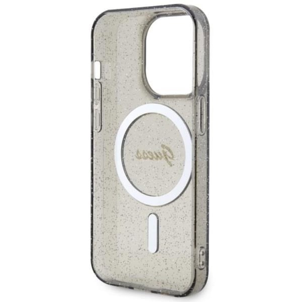 Guess Mobilskal till iPhone 11/XR Magsafe Glitter Guld - Svart