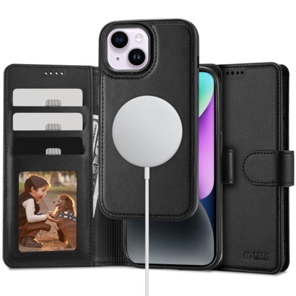 Tech-Protect iPhone 13 Magsafe Pung Taske - Sort