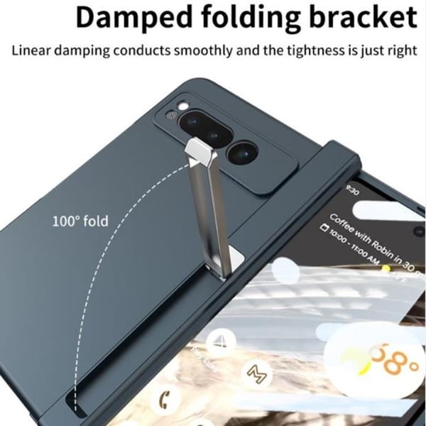 GKK Mobilskal till Google Pixel Fold Kickstand Hård PC - Silver