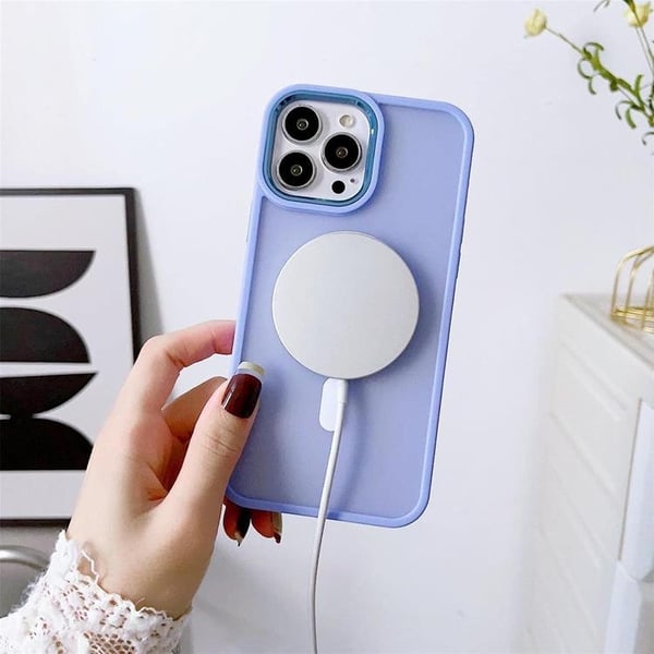 Mobilskal till iPhone 14 Plus MagSafe Armored Matte - Grön