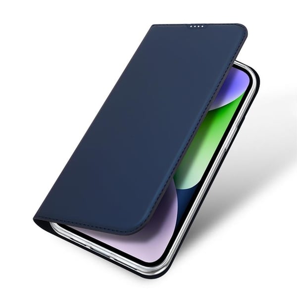 DUX DUCIS Skin Pro iPhone 15 Plus Plånboksfodral PU Läder - Blå