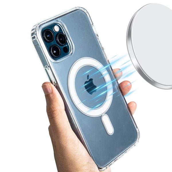 BOOM Mobilskal till iPhone 15 Plus Magsafe TPU - Transparent