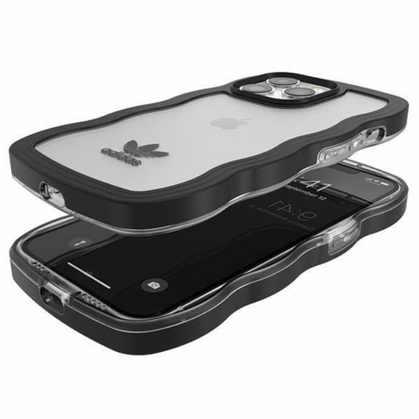 Adidas Mobilskal till iPhone 13/13 Pro OR Wavy - Svart/Transparent