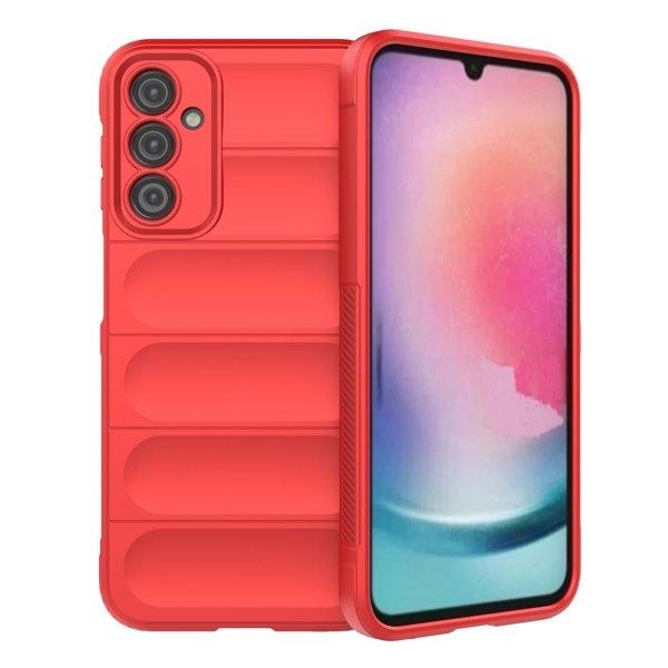 Mobilskal till Galaxy A24 4G Magic Shield - Röd