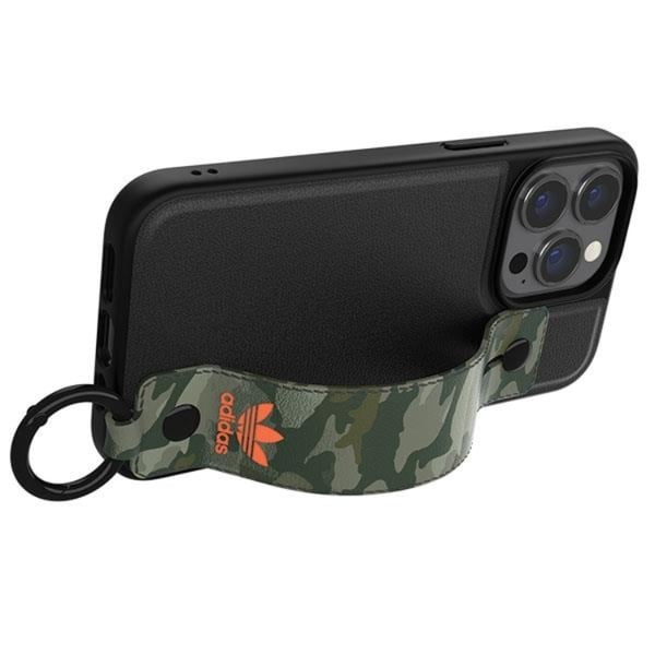 Adidas Mobilskal till iPhone 13 Pro OR Hand Strap - Svart/Grön