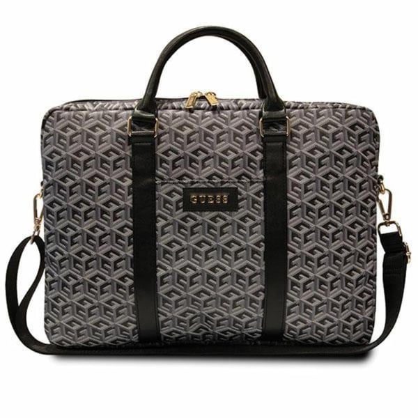 Guess Datorfodral 16'' GCube Stripes - Svart