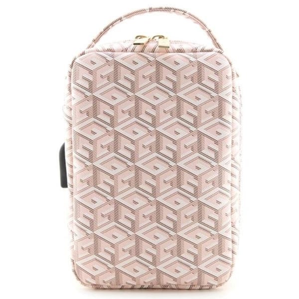 Guess Organizerväska GCube Stripe - Rosa