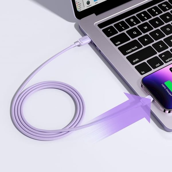 Joyroom USB-A till Lightning kabel 1.2m - Lila