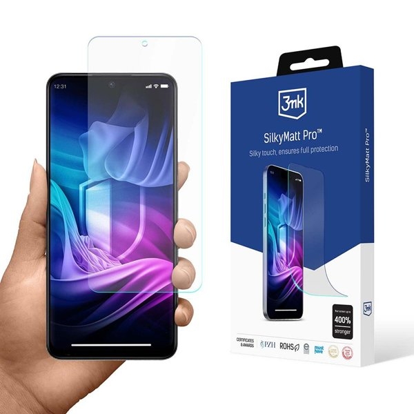 3MK Xiaomi Redmi Note 12 4G Plastfilm Skärmskydd Silky Matt Pro