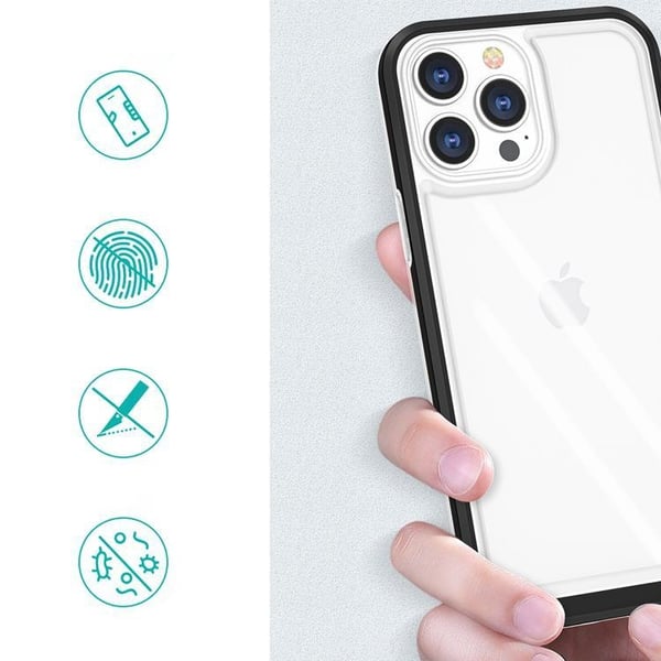 Mobilskal till iPhone 14 Plus Clear 3in1 - Blå