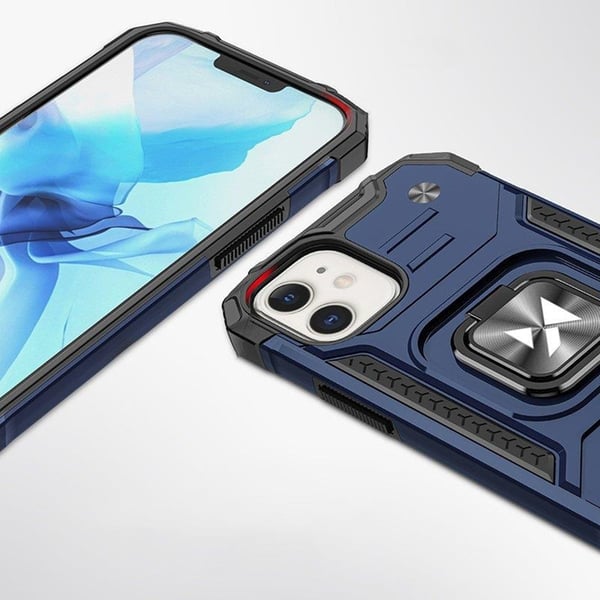 Wozinsky Mobilskal till iPhone 14 Plus Ringhållare Armor - Blå