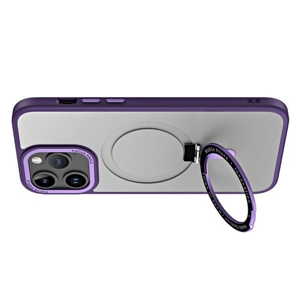iPhone 15 Pro -puhelinkotelo Magsafe Kickstand - Vihreä