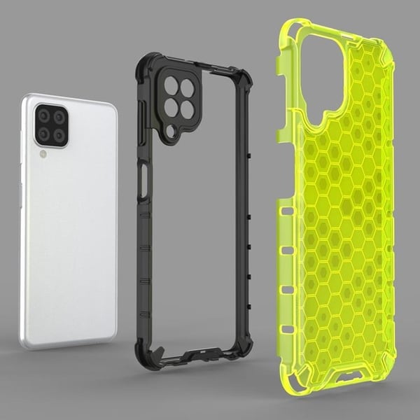 Mobilskal till Galaxy A22 4G HoneyComb - Transparent