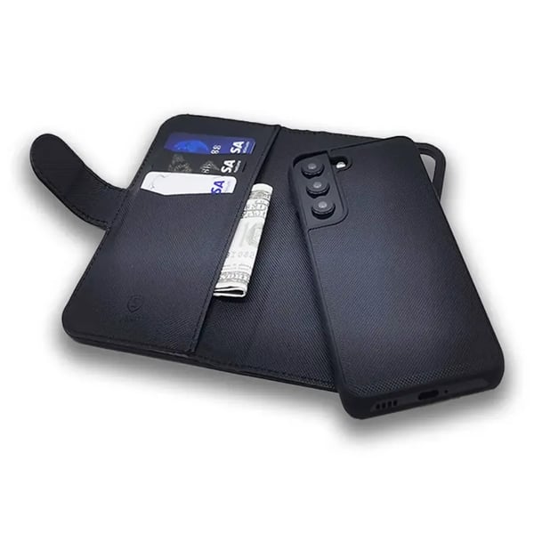 Sign Galaxy S23 Plus Pung Etui 2i1 - Sort