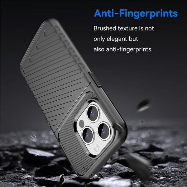 Mobilskal till iPhone 15 Pro Max Twill Thunder - Svart