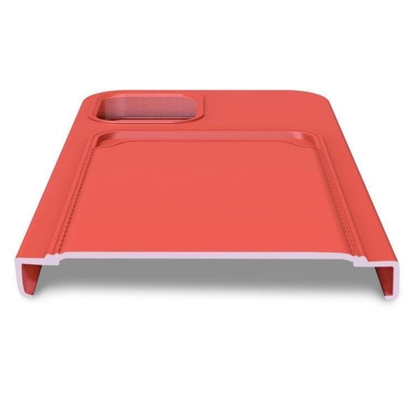Mobilcover til iPhone 15 Plus Kortholder Silikone - Orange