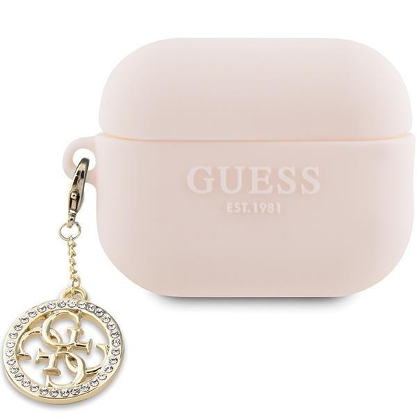 Guess Airpods Pro 2 Skal Diamond Charm - Rosa