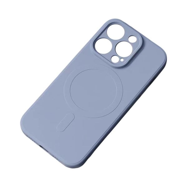 Mobilskal till iPhone 15 MagSafe Silikon - Grå
