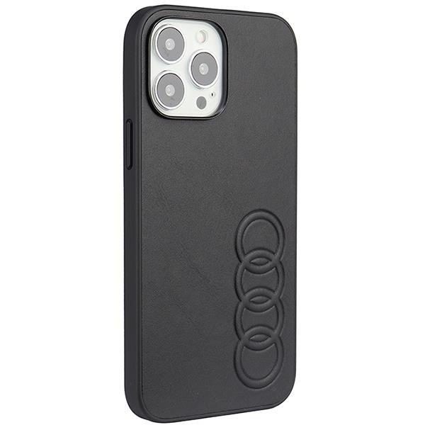 Audi Mobilskal till iPhone 13 Pro Max Synthetic Läder - Svart