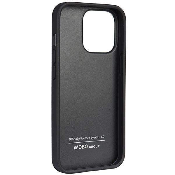 Audi Mobilskal till iPhone 13 Pro/13 Synthetic Läder - Svart