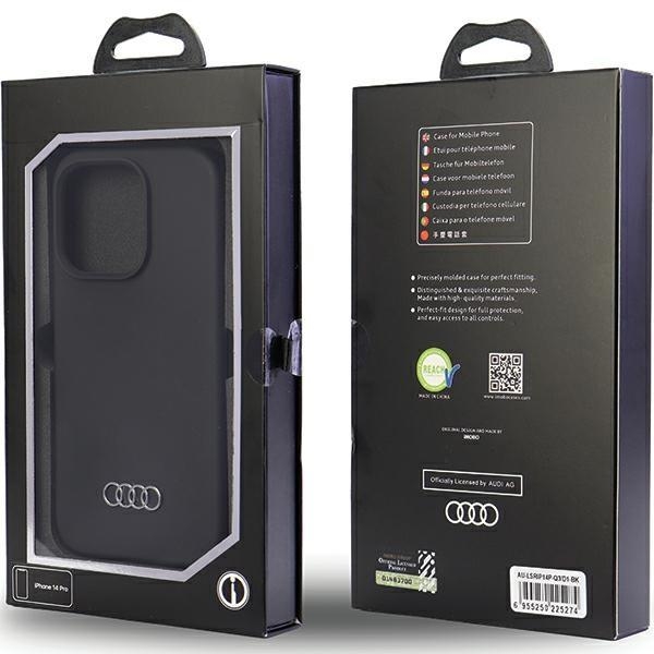 Audi Mobilskal till iPhone 14 Pro Silicone - Svart