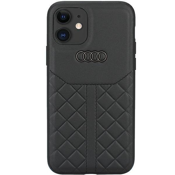 Audi Mobilskal till iPhone 11/Xr Äkta Läder - Svart
