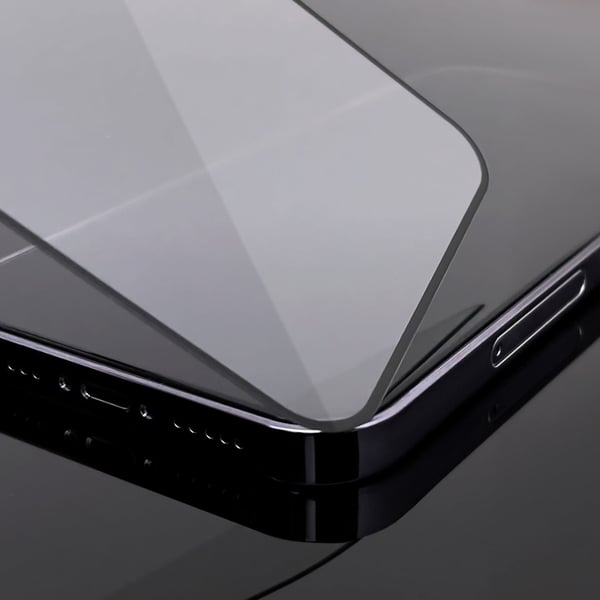 Wozinsky iPhone 15 Karkaistu lasinen näytönsuoja Full Glue - Musta