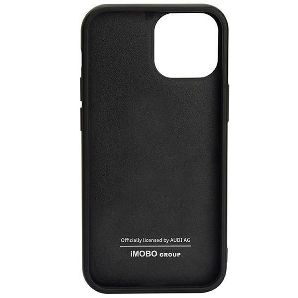 Audi Mobilskal till iPhone 12/12 Pro Carbon Fiber Stripe - Svart