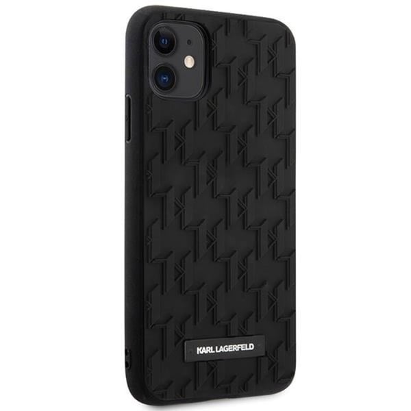 Karl Lagerfeld Mobilskal till iPhone 11/XR 3D Monogram - Svart