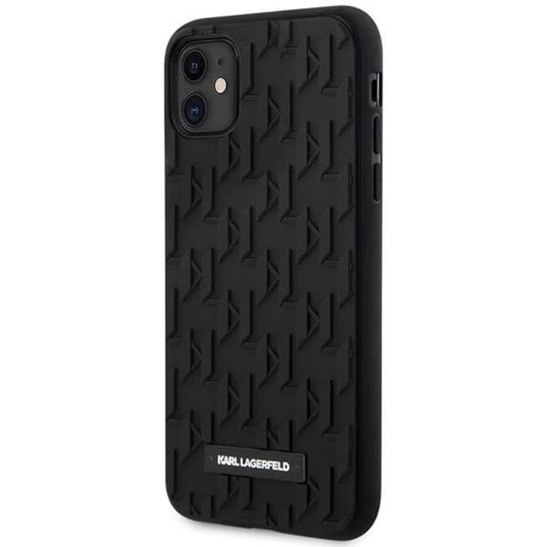 Karl Lagerfeld Mobilskal till iPhone 11/XR 3D Monogram - Svart