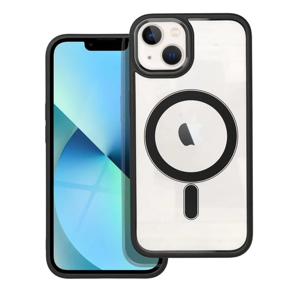 iPhone 13 Magsafe Color Edge -musta puhelinkuori