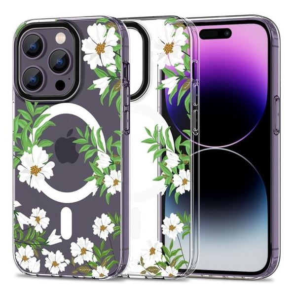 Tech-Protect Mobilcover til iPhone 14 Pro Magsafe Mood - Spring Daisy