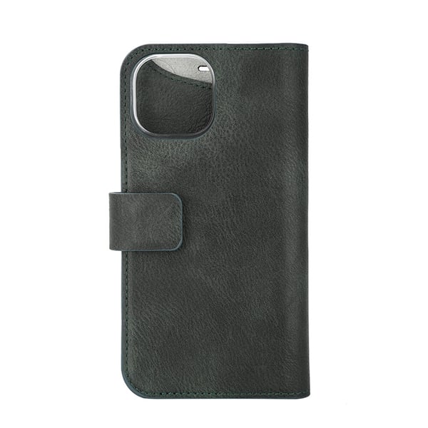 Onsala iPhone 15 Pro Lompakkokotelo Magsafe Eco 2 - Tummanvihreä