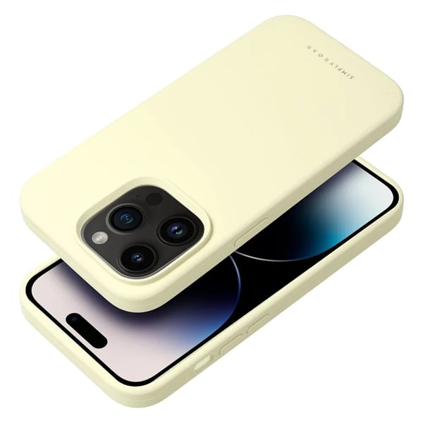 Mobilskal till iPhone 15 Pro Roar Cloud Skin - Ljusgul