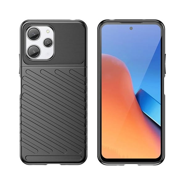 Mobilskal till Xiaomi Redmi 12 Thunder Armored - Svart
