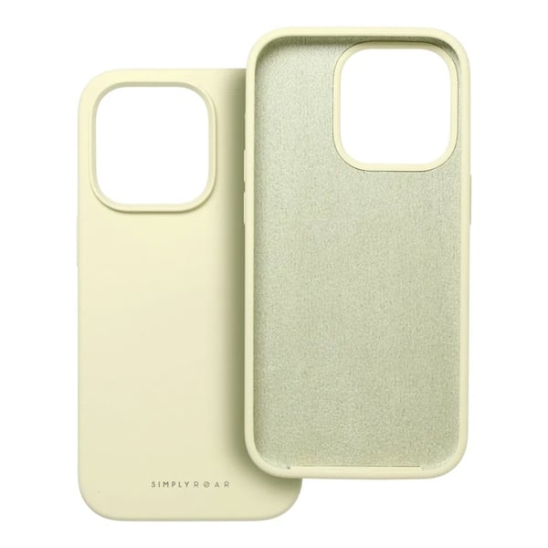 Mobilcover til iPhone 15 Roar Cloud Skin - Lysegul